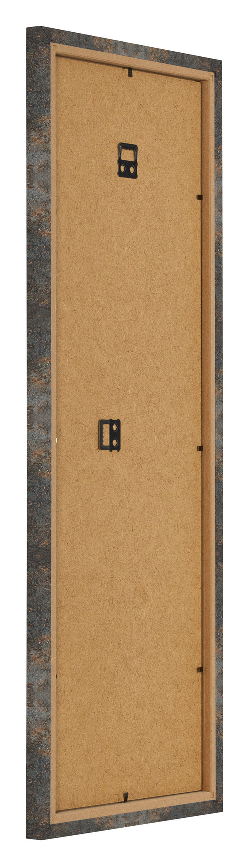 Marco de Fotos 25x75cm Metal Oxidado MDF Bologna Trasera Oblicuo | Yourdecoration.es