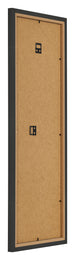 Marco de Fotos 25x75cm Negro Grano De Madera MDF Bologna Trasera Oblicuo | Yourdecoration.es