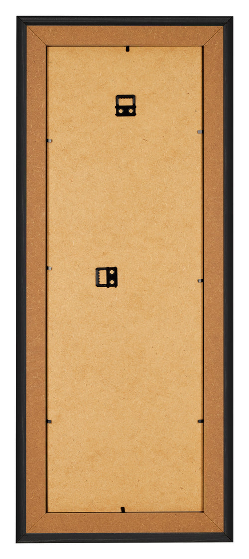 Marco de Fotos 25x75cm Negro Grano De Madera MDF Lazio Trasera | Yourdecoration.es