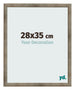 Marco de Fotos 28x35 cm Metal Vintage MDF Bologna Delantera Tamano | Yourdecoration.es