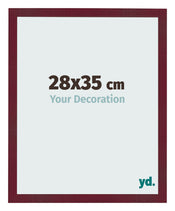 Marco de Fotos 28x35 cm Vino Tinto Barrido MDF Bologna Delantera Tamano | Yourdecoration.es
