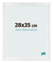 Marco de Fotos 28x35cm Blanco Vintage MDF Pisa Delantera Tamano | Yourdecoration.es