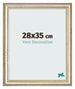 Marco de Fotos 28x35cm Brillo Metalico MDF Lazio Delantera Tamano | Yourdecoration.es