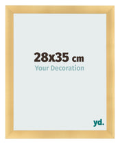 Marco de Fotos 28x35cm Dorado Vintage MDF Pisa Delantera Tamano | Yourdecoration.es