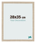 Marco de Fotos 28x35cm Roble Sonoma MDF Bologna Delantera Tamano | Yourdecoration.es