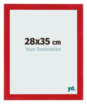 Marco de Fotos 28x35cm Rojo MDF Pisa Delantera Tamano | Yourdecoration.es