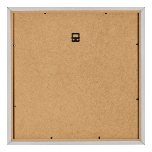 Marco de Fotos 30x30cm Acero Inoxidable MDF Bologna Trasera | Yourdecoration.es