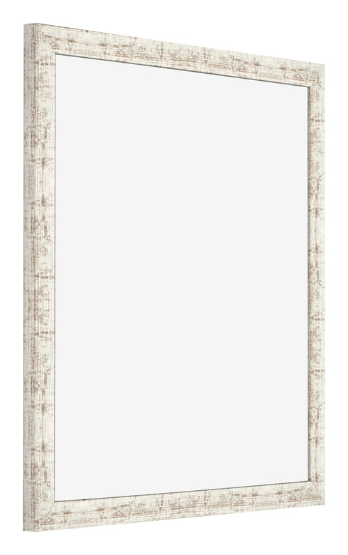 Marco de Fotos 30x30cm Blanco Vintage MDF Bologna Delantera Oblicuo | Yourdecoration.es