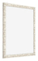 Marco de Fotos 30x30cm Blanco Vintage MDF Bologna Delantera Oblicuo | Yourdecoration.es