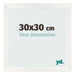 Marco de Fotos 30x30cm Blanco Vintage MDF Pisa Delantera Tamano | Yourdecoration.es