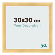 Marco de Fotos 30x30cm Dorado Vintage MDF Pisa Delantera Tamano | Yourdecoration.es