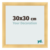 Marco de Fotos 30x30cm Dorado Vintage MDF Pisa Delantera Tamano | Yourdecoration.es