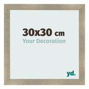 Marco de Fotos 30x30cm Dorado Vintage MDF Pisa Delantera Tamano | Yourdecoration.es