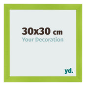 Marco de Fotos 30x30cm Verde MDF Pisa Delantera Tamano | Yourdecoration.es