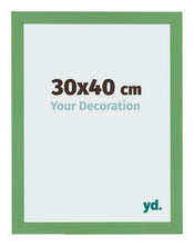 Marco de Fotos 30x40 cm Verde MDF Bologna Delantera Tamano | Yourdecoration.es