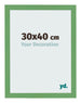 Marco de Fotos 30x40 cm Verde MDF Bologna Delantera Tamano | Yourdecoration.es