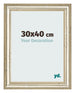 Marco de Fotos 30x40cm Brillo Metalico MDF Lazio Delantera Tamano | Yourdecoration.es