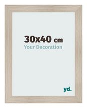 Marco de Fotos 30x40cm Roble Rustico MDF Pisa Delantera Tamano | Yourdecoration.es