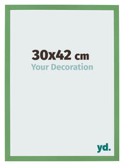 Marco de Fotos 30x42 cm Verde MDF Bologna Delantera Tamano | Yourdecoration.es
