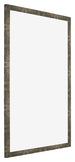 Marco de Fotos 30x42cm Azul Y Dorado Fusionado MDF Bologna Delantera Oblicuo | Yourdecoration.es