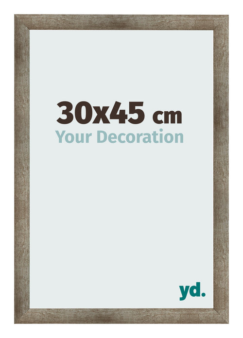 Marco de Fotos 30x45 cm Metal Vintage MDF Bologna Delantera Tamano | Yourdecoration.es