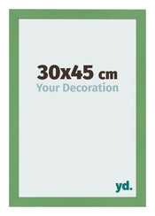 Marco de Fotos 30x45 cm Verde MDF Bologna Delantera Tamano | Yourdecoration.es