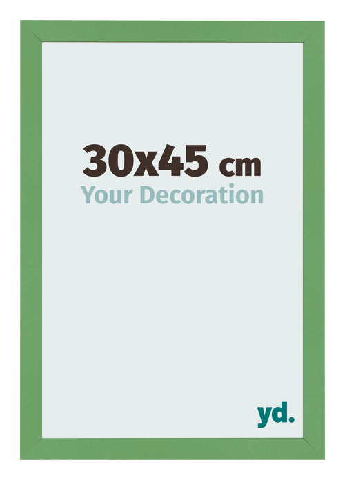 Marco de Fotos 30x45 cm Verde MDF Bologna Delantera Tamano | Yourdecoration.es