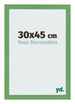Marco de Fotos 30x45 cm Verde MDF Bologna Delantera Tamano | Yourdecoration.es