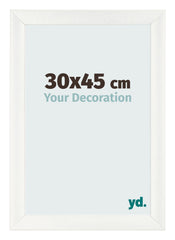Marco de Fotos 30x45cm Blanco Vintage MDF Pisa Delantera Tamano | Yourdecoration.es