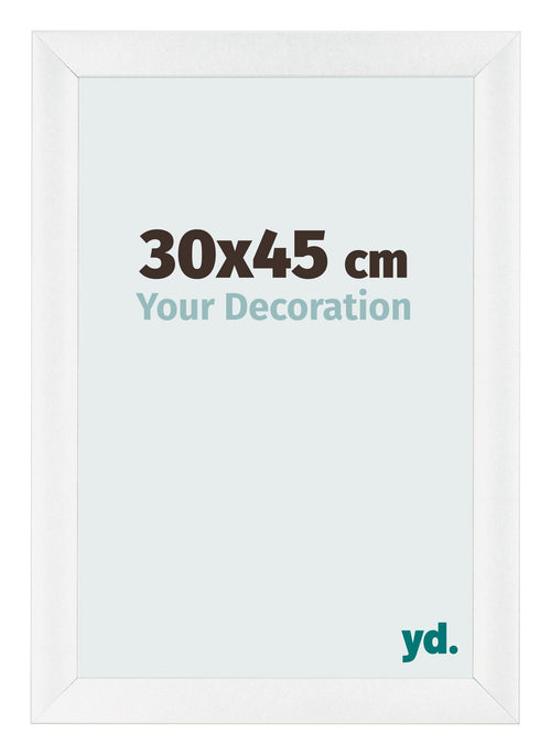 Marco de Fotos 30x45cm Blanco Vintage MDF Pisa Delantera Tamano | Yourdecoration.es