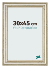 Marco de Fotos 30x45cm Brillo Metalico MDF Lazio Delantera Tamano | Yourdecoration.es