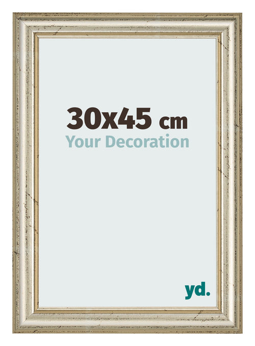Marco de Fotos 30x45cm Brillo Metalico MDF Lazio Delantera Tamano | Yourdecoration.es