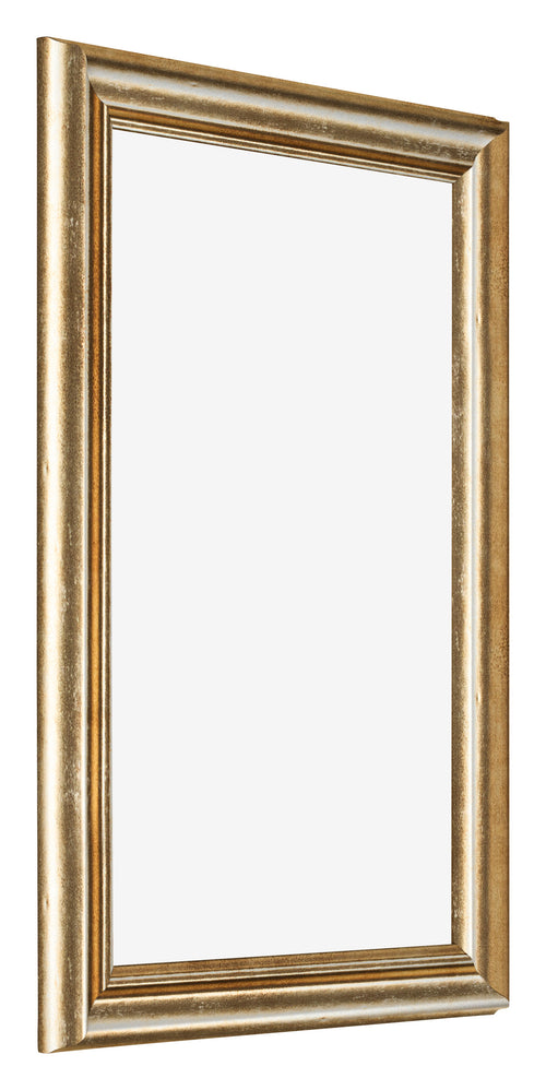 Marco de Fotos 30x45cm Dorado Antiguo MDF Lazio Delantera Oblicuo | Yourdecoration.es