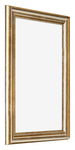 Marco de Fotos 30x45cm Dorado Antiguo MDF Lazio Delantera Oblicuo | Yourdecoration.es