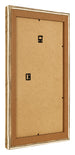 Marco de Fotos 30x45cm Dorado Antiguo MDF Lazio Trasera Oblicuo | Yourdecoration.es