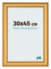 Marco de Fotos 30x45cm Dorado Matte MDF Lazio Delantera Tamano | Yourdecoration.es