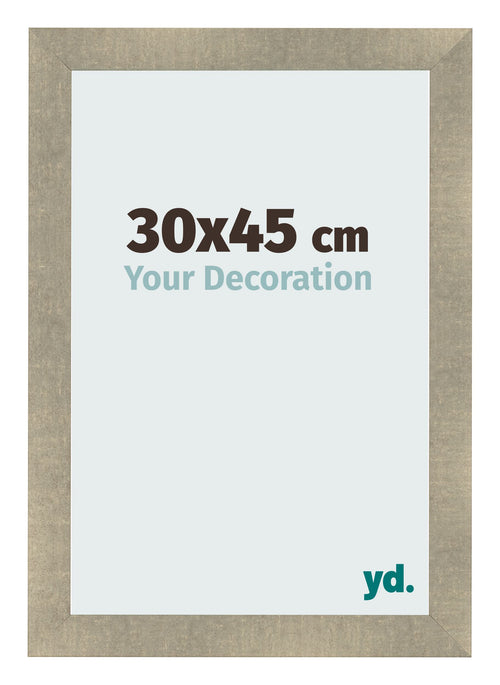 Marco de Fotos 30x45cm Dorado Vintage MDF Pisa Delantera Tamano | Yourdecoration.es