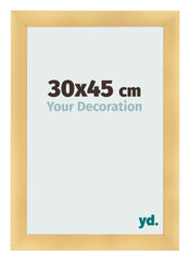 Marco de Fotos 30x45cm Dorado Vintage MDF Pisa Delantera Tamano | Yourdecoration.es