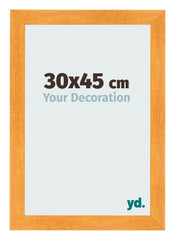 Marco de Fotos 30x45cm Naranja MDF Pisa Delantera Tamano | Yourdecoration.es