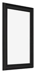 Marco de Fotos 30x45cm Negro Grano De Madera MDF Lazio Delantera Oblicuo | Yourdecoration.es