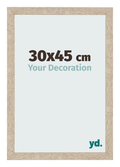 Marco de Fotos 30x45cm Roble Sonoma MDF Bologna Delantera Tamano | Yourdecoration.es