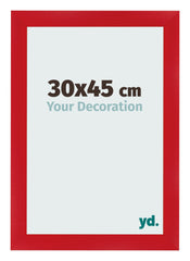 Marco de Fotos 30x45cm Rojo MDF Pisa Delantera Tamano | Yourdecoration.es