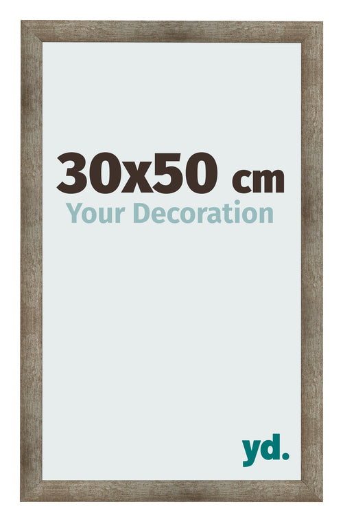 Marco de Fotos 30x50 cm Metal Vintage MDF Bologna Delantera Tamano | Yourdecoration.es