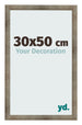 Marco de Fotos 30x50 cm Metal Vintage MDF Bologna Delantera Tamano | Yourdecoration.es