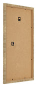 Marco de Fotos 30x50cm Dorado Antiguo MDF Bologna Trasera Oblicuo | Yourdecoration.es