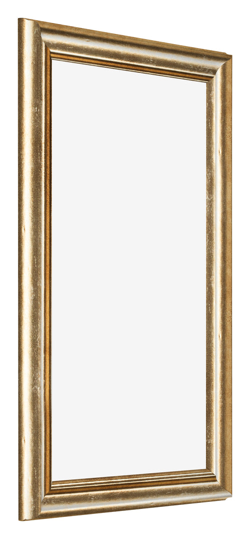 Marco de Fotos 30x50cm Dorado Antiguo MDF Lazio Delantera Oblicuo | Yourdecoration.es
