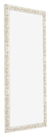 Marco de Fotos 30x60cm Blanco Vintage MDF Bologna Delantera Oblicuo | Yourdecoration.es