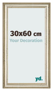 Marco de Fotos 30x60cm Brillo Metalico MDF Lazio Delantera Tamano | Yourdecoration.es