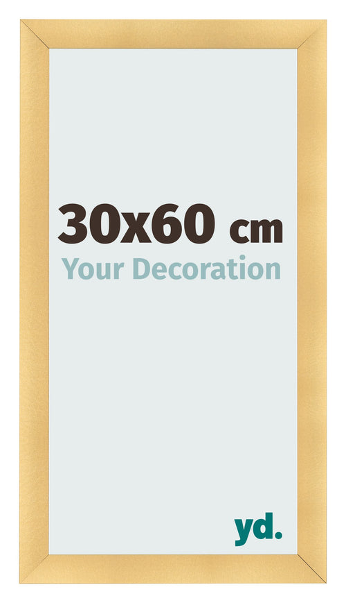Marco de Fotos 30x60cm Dorado Vintage MDF Pisa Delantera Tamano | Yourdecoration.es
