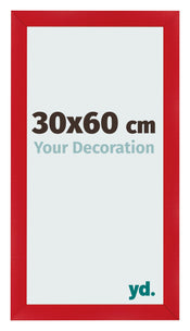 Marco de Fotos 30x60cm Rojo MDF Pisa Delantera Tamano | Yourdecoration.es